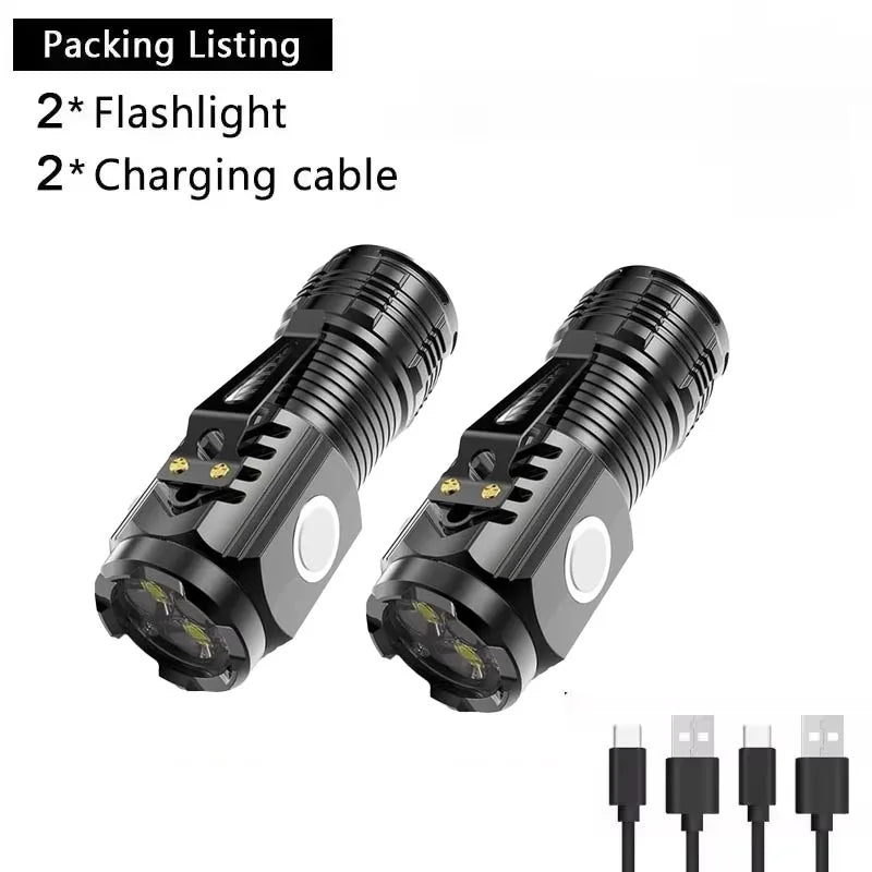 Rechargeable LED Flashlight with Strong Light