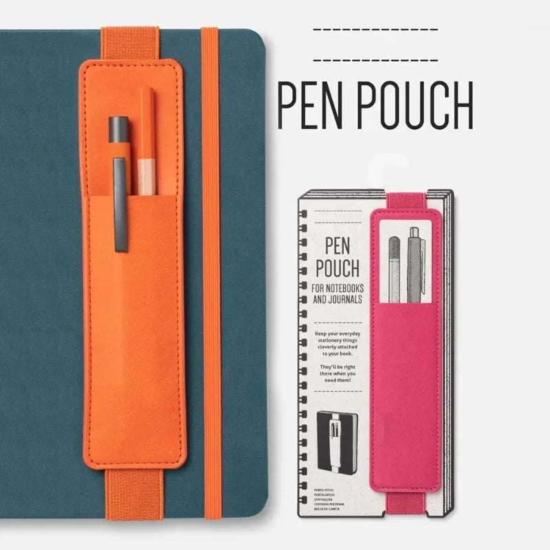 Elastic Pen Holder Pouch for Notebook & Journal