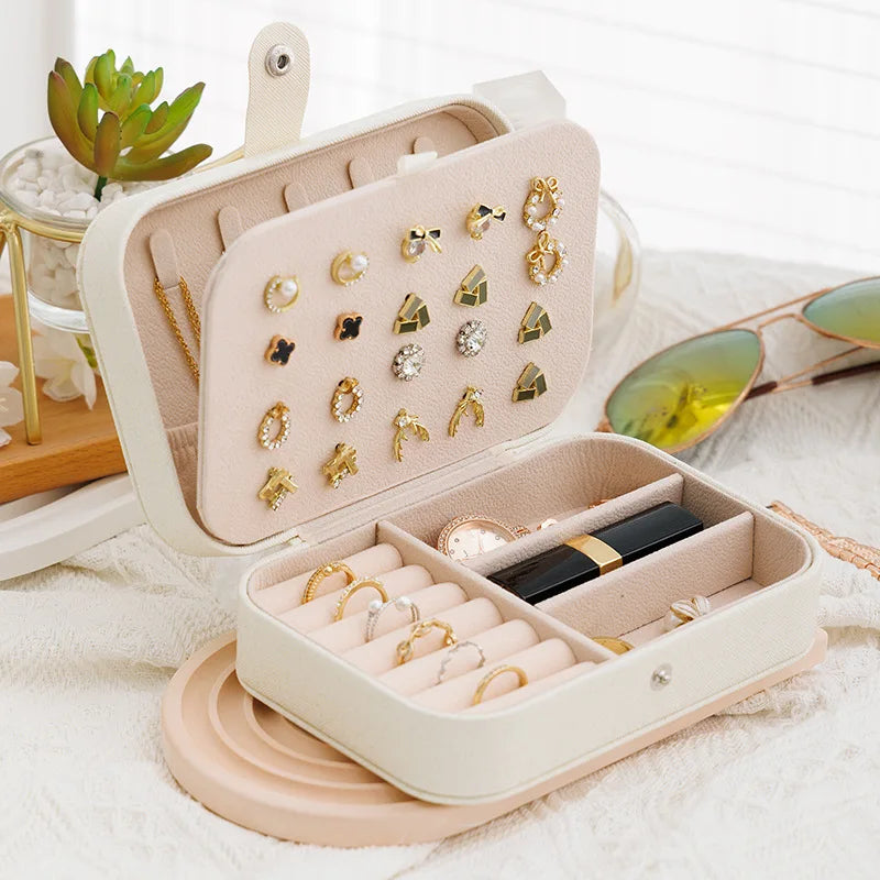 Clear Lid Jewelry Organizer & Storage Box