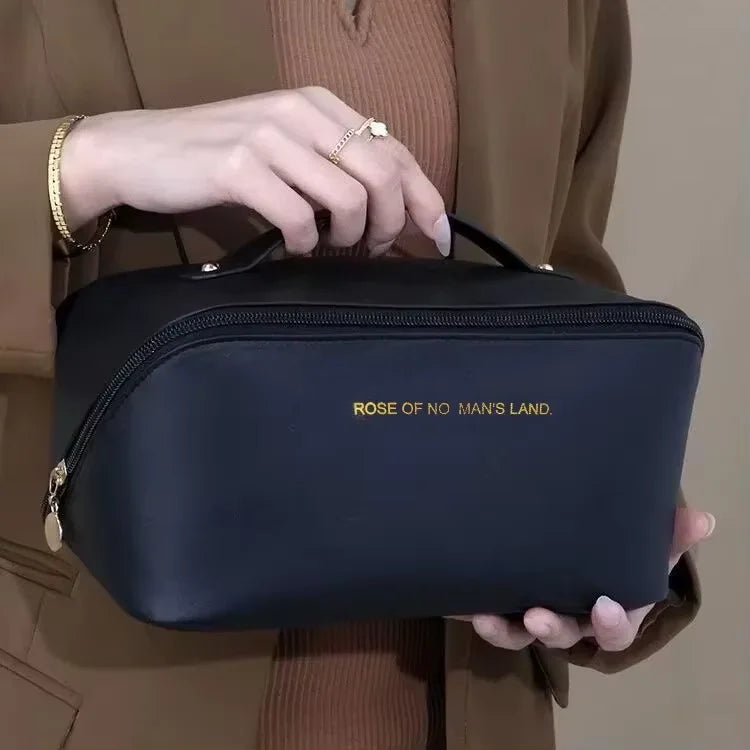 Portable Makeup Organizer Bag with Handle