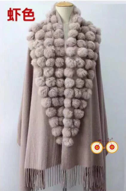 Women's 100% Wool Winter Scarf – Warm Elegant Shawl